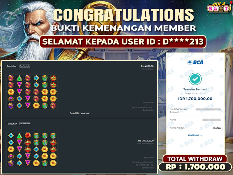 JACKPOT SLOT OLYMPUS 1000 l 29 APRIL 2025