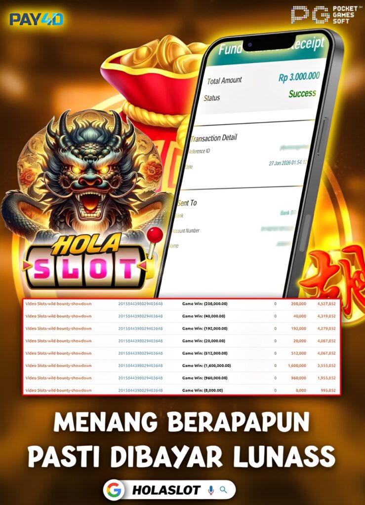 JACKPOT SLOT WILD BOUNTY SHADOW 27 JANUARI 2026
